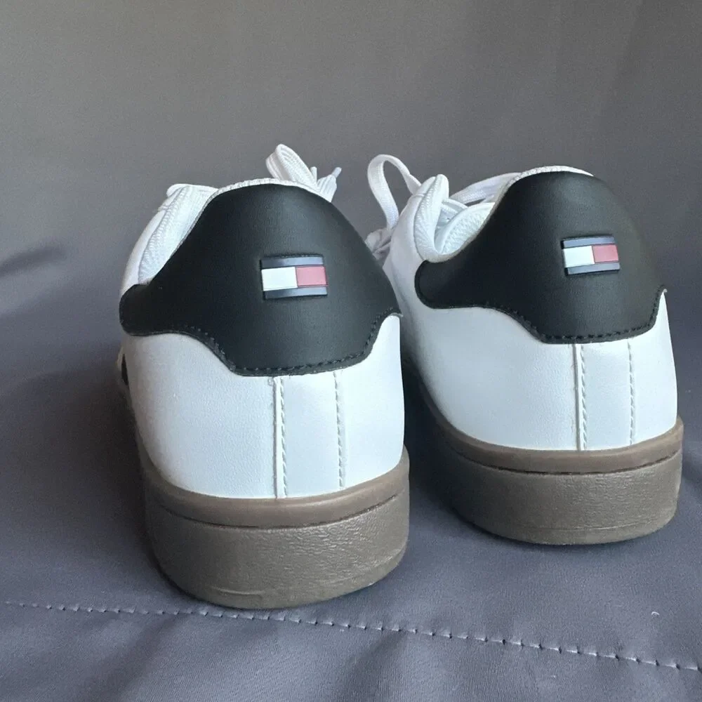 Tommy Hilfiger 11 M Logo Skater  Men’s Shoes Skateboarding White Leather TMLERGE